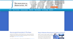 Desktop Screenshot of neurosurgicalassociatespc.com