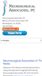 Mobile Screenshot of neurosurgicalassociatespc.com